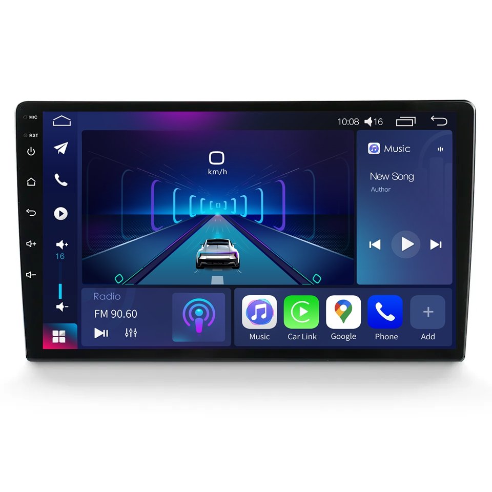 UIS7862 Universal Android 10 Car Stereo Double Din 9 Inch Car Radio with Wi-Fi Support Split Screen GPS SWC